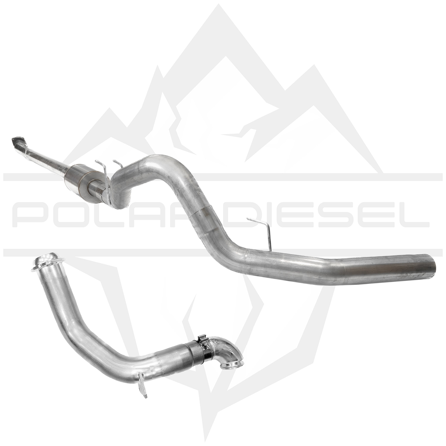 2023-2025 Ford Powerstroke 6.7L 4” Downpipe Back Exhaust & Downpipe Package With Muffler