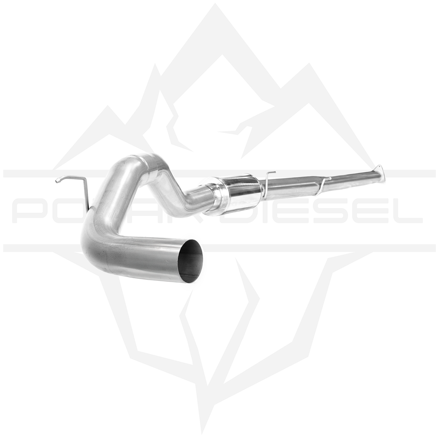 2016-2019 5.0L Cummins Nissan Titan 5" Polar Exhaust With Muffler