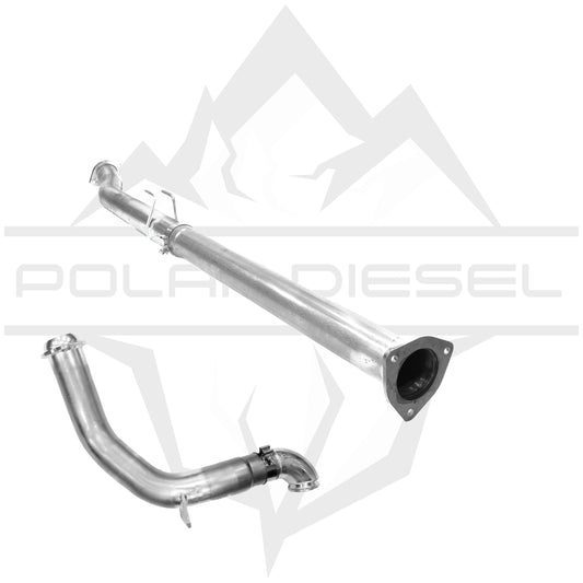 2023-2025 Ford Powerstroke 6.7L Polar Delete Pipe & Downpipe Package