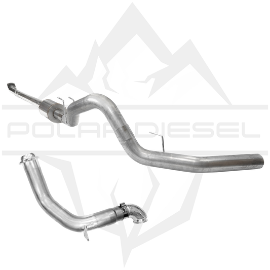 2023-2025 Ford Powerstroke 6.7L 5” Downpipe Back Exhaust & Downpipe Package With Muffler
